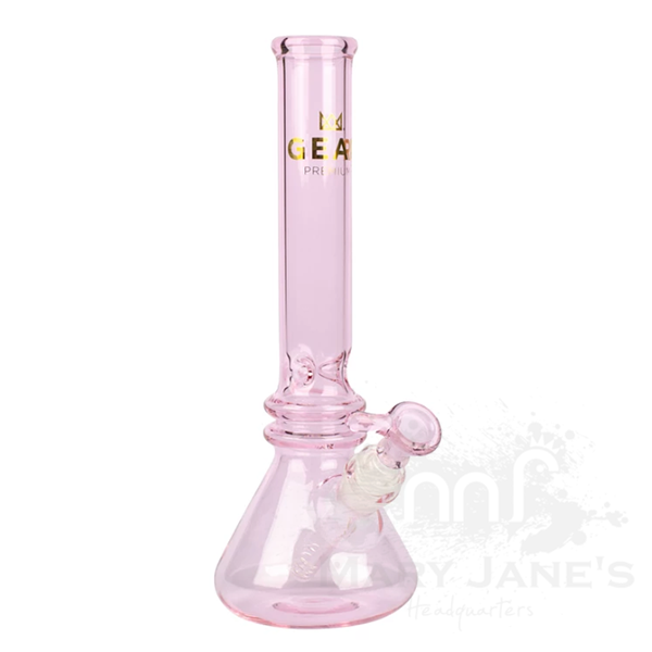 GEAR 12" Tall Freaker Beaker Bong - Pretty Pink