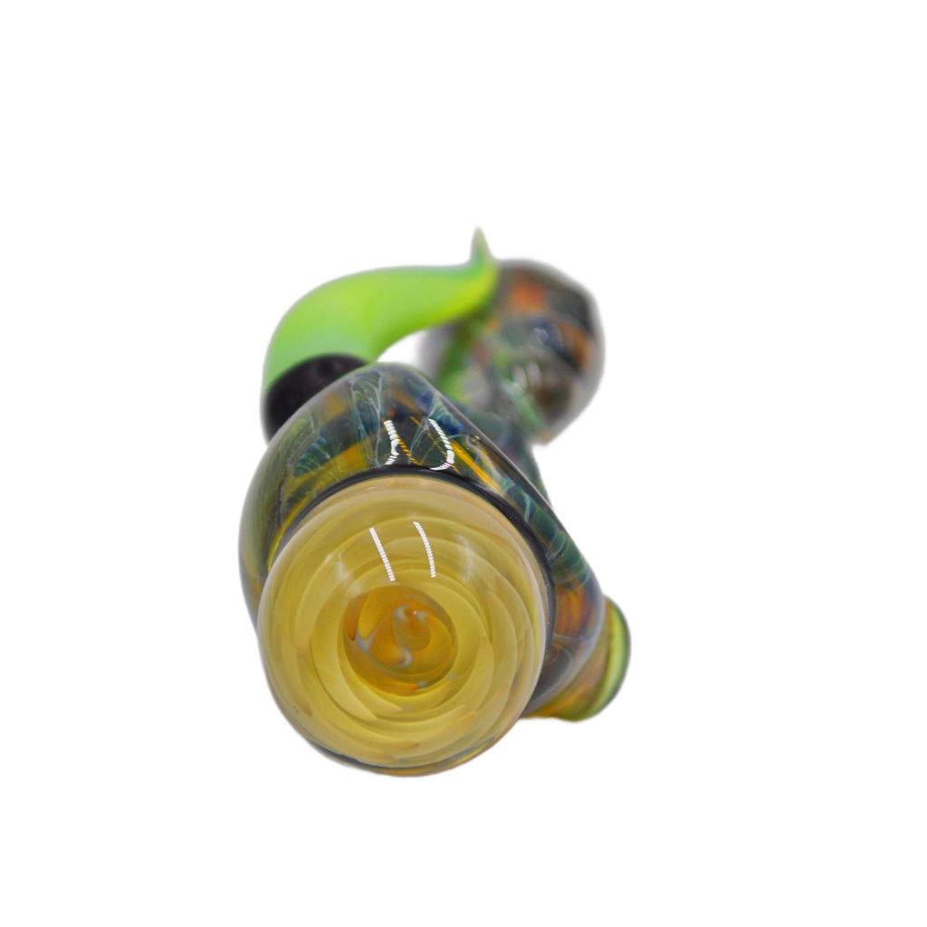 Hippo Glass - Slyme Tentacle Hand Pipe
