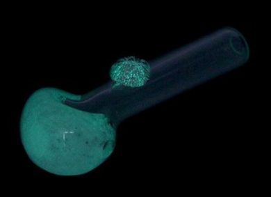 Jellyfish Glass Swizzler glow in the dark