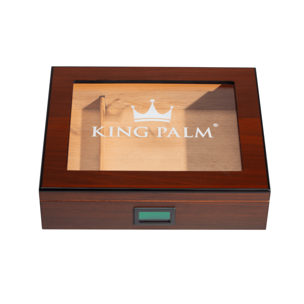 King Palm Humidor Box With Digital Reader