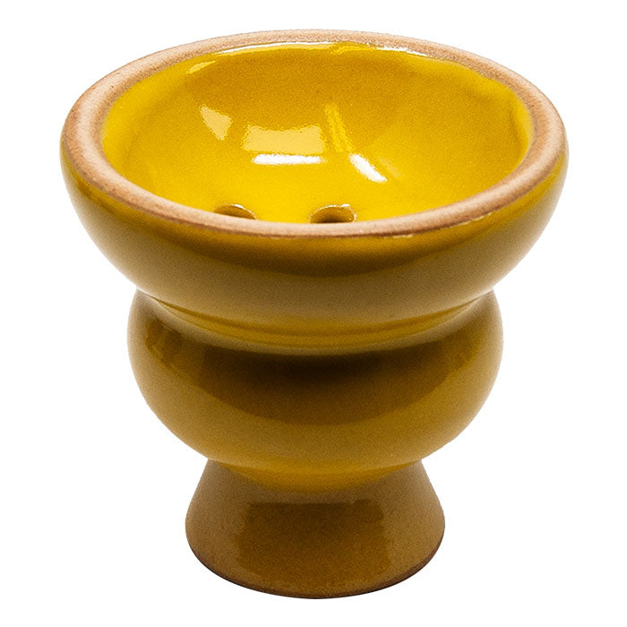 Ceramic Hookah Bowl - Yellow
