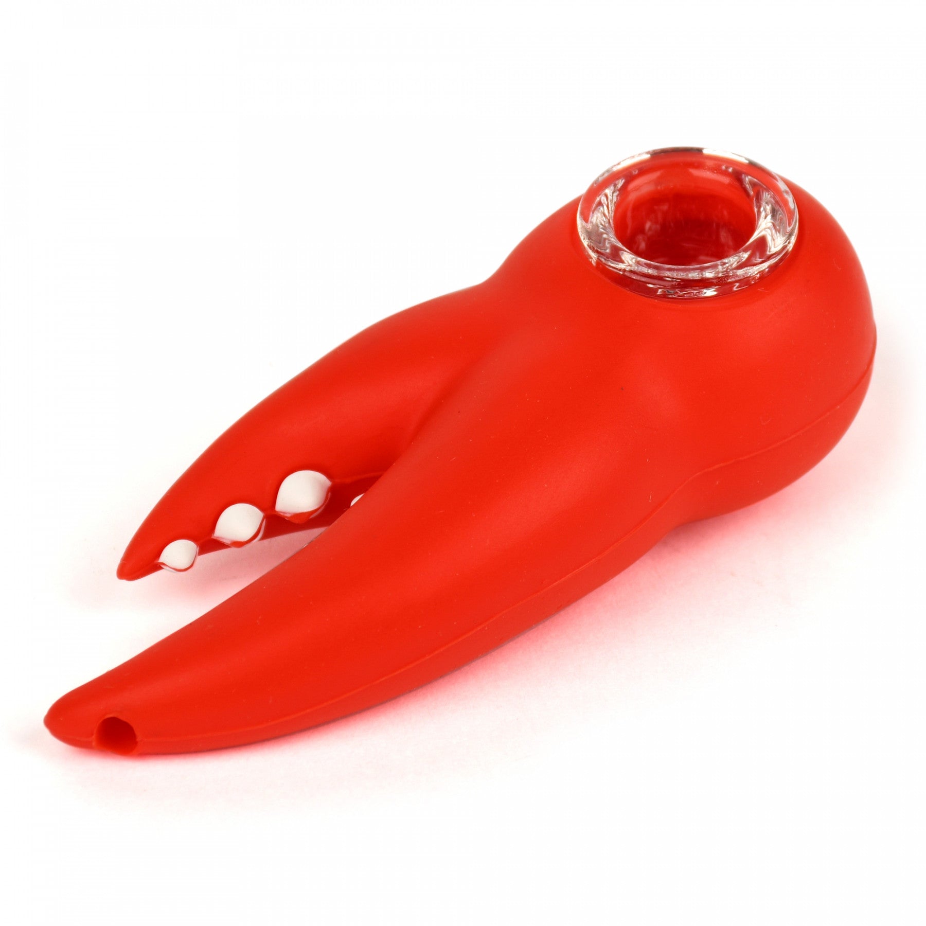 LIT Silicone 3.75" Lobster Claw Hand Pipe Mary Jane's Headquarters LIT Silicone 3.75" Lobster Claw Hand Pipe Mary Jane's Headquarters
