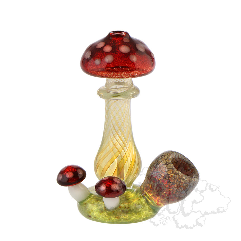 Eckhardt Glass Stand Up Mushroom Pipe