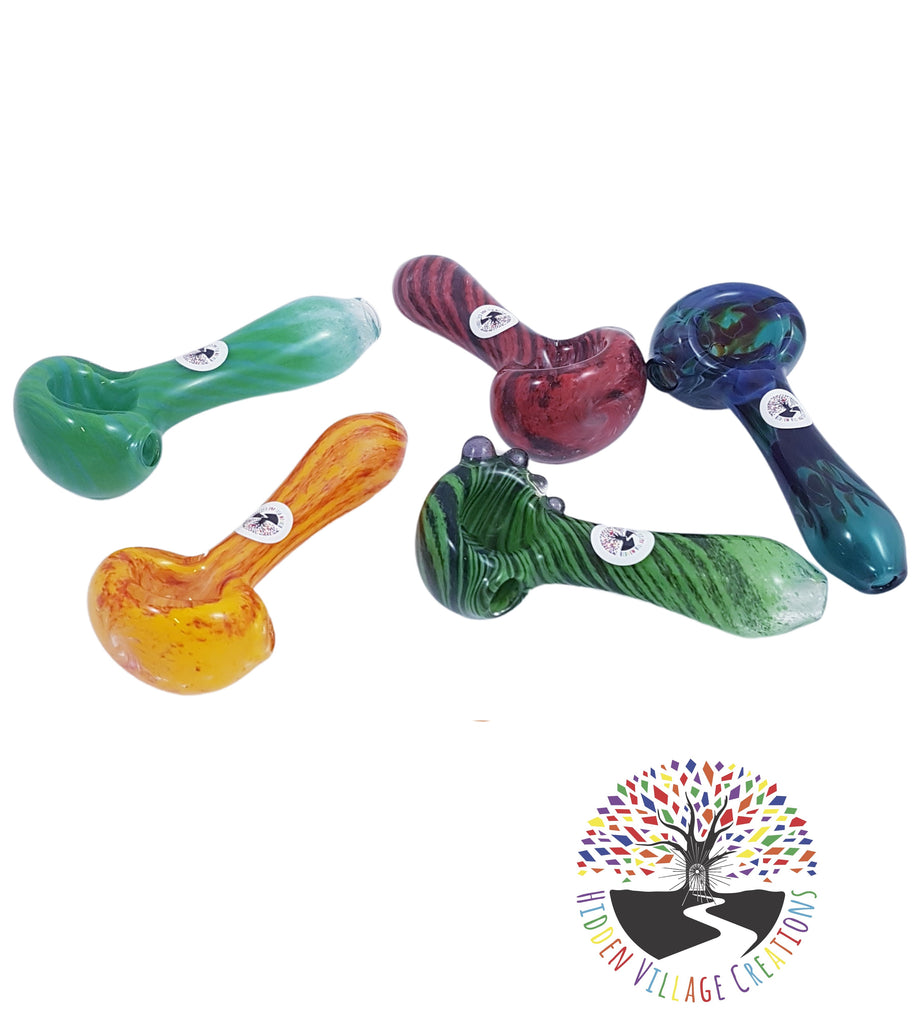 Hidden Village Creations Frit Glass Pipes (Mike's Pipes)
