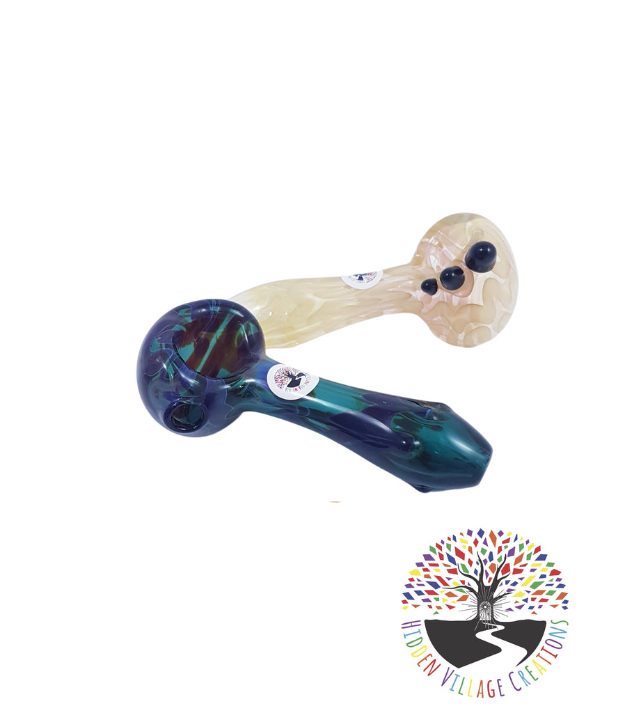 Hidden Village Creations Heady Twisted Frit Pipes