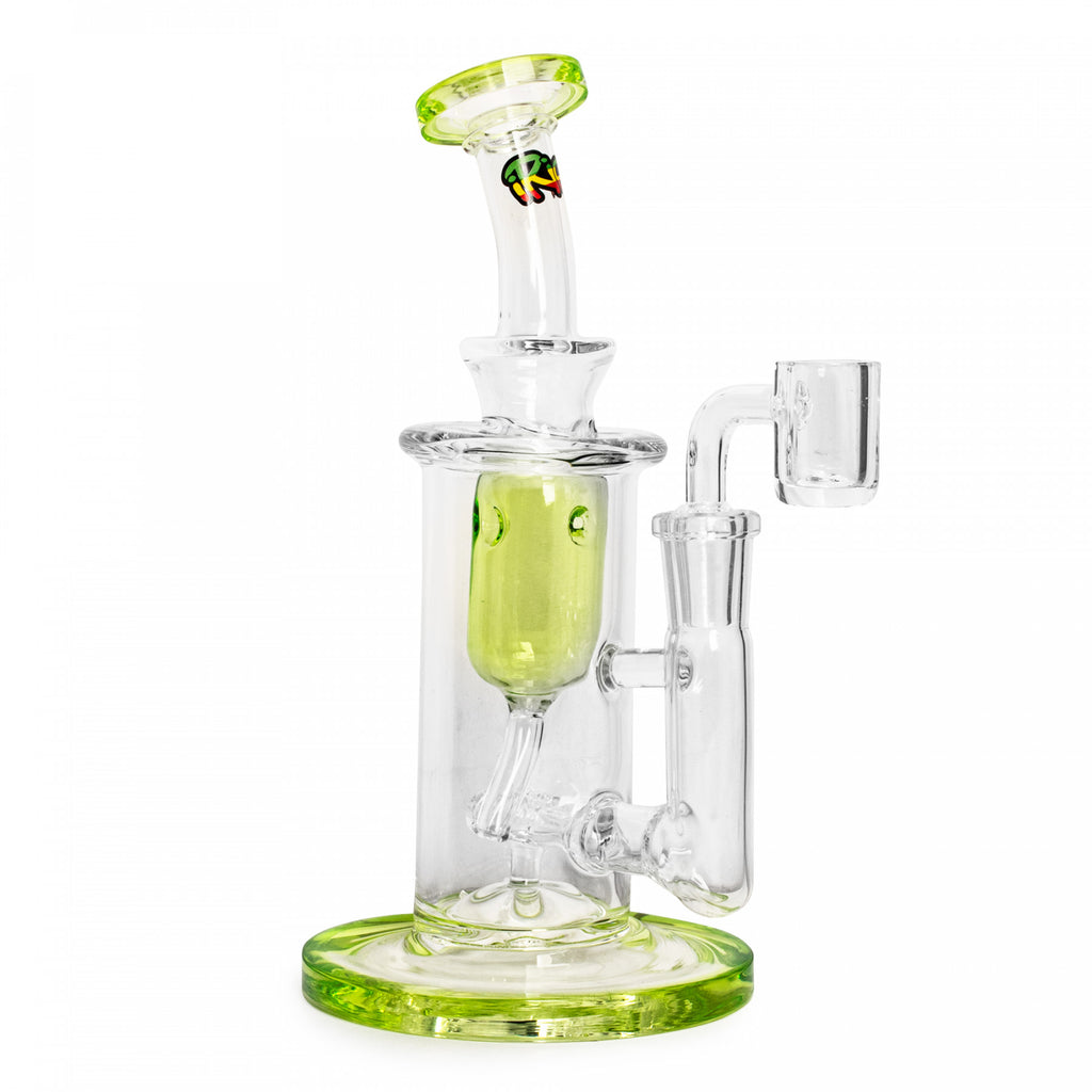 7.5" Concentrate Incycler Dab Rig  W/ Inline Perc. - Lime Green