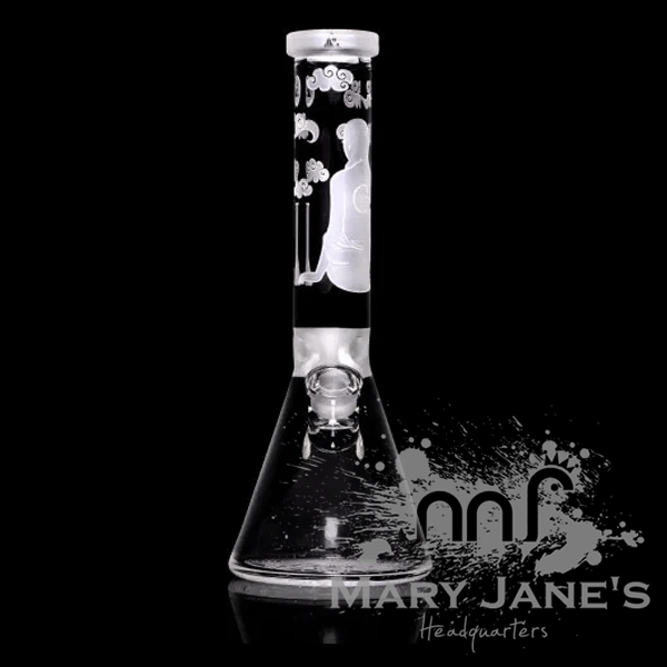 Milkyway Glass 14" Tall 9mm  Glass Midnight Beaker Bong