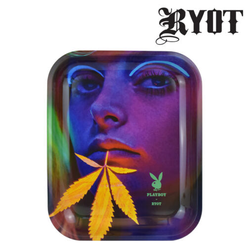 Playboy X Ryot Rolling Trays - Large / Leaf Beard