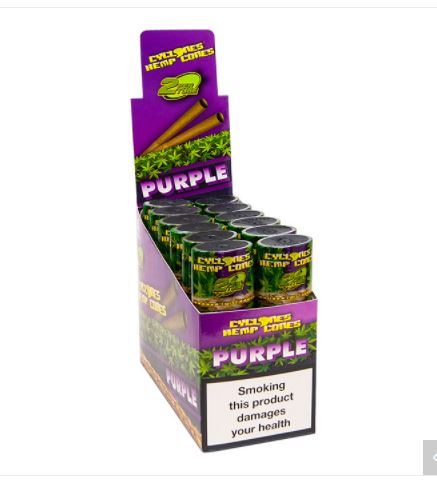 Cyclones Hemp Cones 2 Pack - Purple Grape