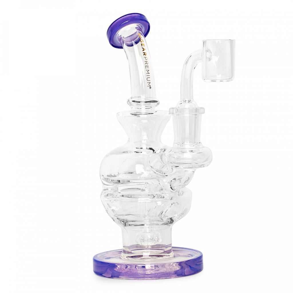 6.5" Spawn Fab Egg Concentrate Dab Rig - Purple Slyme