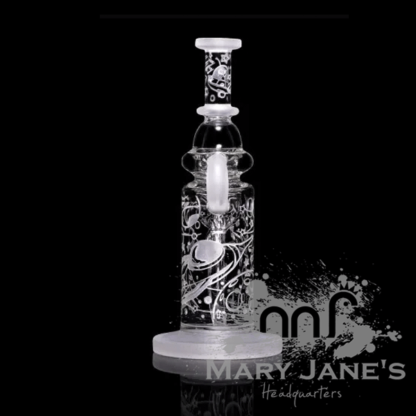 Milkyway Glass 9" Tall Space Odyssey Recycler Dab Rig